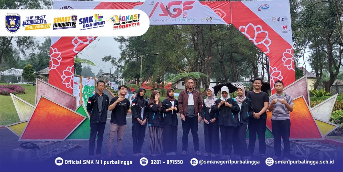Pengurus OSIS SMKN 1 Purbalingga Ikuti Youth Fun Camp 2023 Bersama 500 Aktivis Pelajar di Golaga