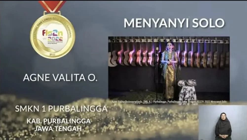 Inspirasi Juara: Siswa SMKN 1 Purbalingga Sabet Juara 1 Nasional Cabang Solo Vokal FLS2N
