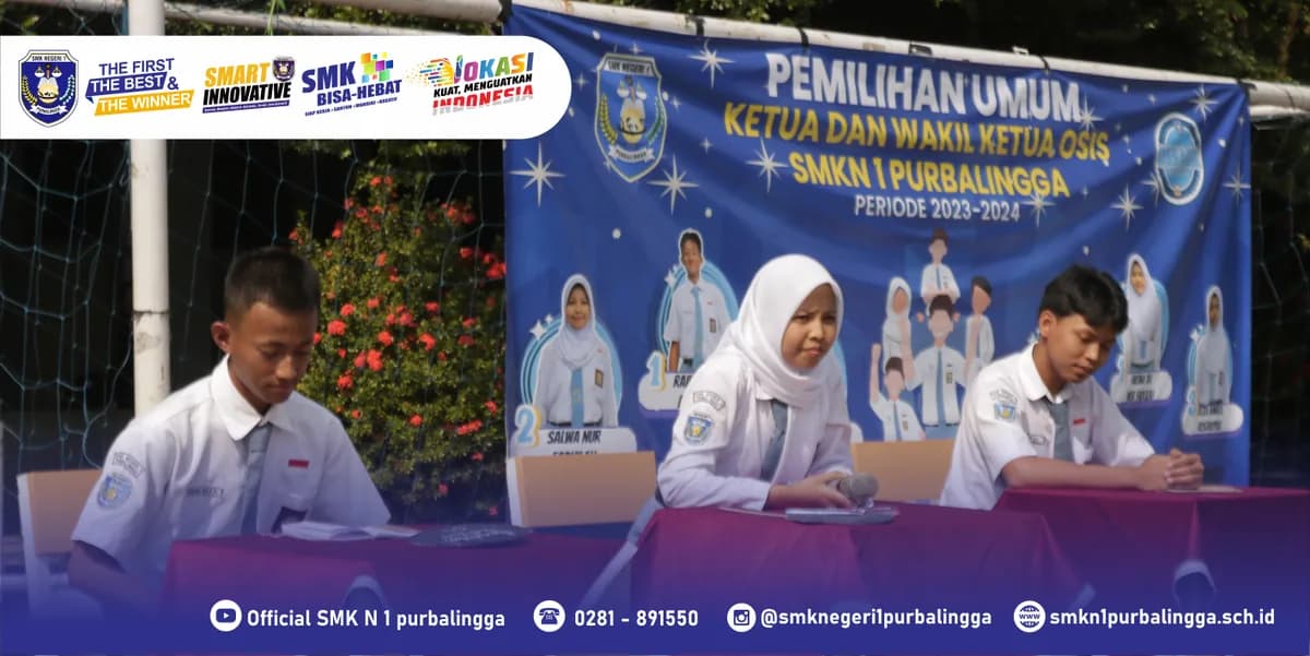 Inovasi Demokrasi Digital: SMKN 1 Purbalingga Sukses Gelar Pemilihan Ketua OSIS Berbasis Website Daring